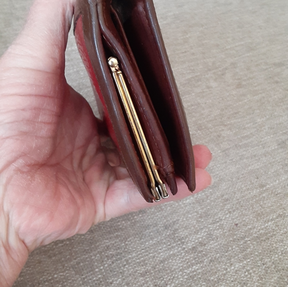 Coach  vintage Red and Brown Women's Wallet - Picture 9 of 12